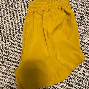 Lululemon yellow shorts